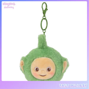 elegantstunning Cute Teletubbies Head Plush Doll Pendant Cartoon Keychain Backpack Ornament For Kids Gifts