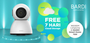 BARDI Smart Indoor PTZ IP Camera CCTV Wi-Fi IoT Home Automation