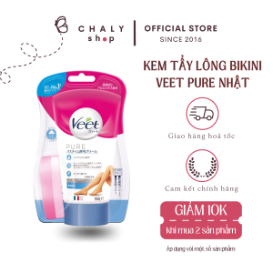 Kem tẩy lông Veet dành cho da nhạy cảm 150g Nhật