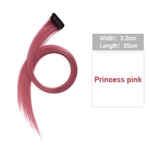 วิกผม ช่อไฮไลท์ กิ๊บไฮไลท์ ยาว55cm แบบกิ๊บ ติดง่าย เปลี่ยนสีได้ทุกวัน สีเยอะมาก พร้อมส่ง/T Store