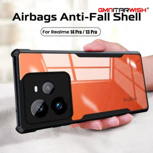 Clear Acrylic Shockproof phone case for Realme 15 15T 14 14T 14X 13 12 Pro Plus + 5G 12Pro 12ProPlus Realme12 11 11Pro 11ProPlus Realme11 11X 10 4G 9 9i Anti Drop Case Cover