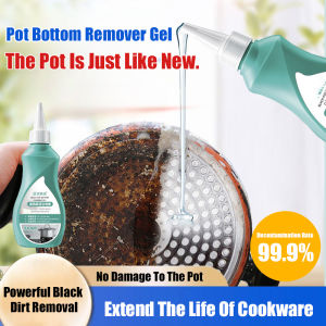 Stain Remover Pot Bottom Cleaning Gel Easily Removes Black Scale Sta Refreshing Kitchen Cleaner
