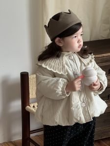 Girls cotton jacket 2025 Autumn and winter thickened warm baby clothes childrens clothing custom-made