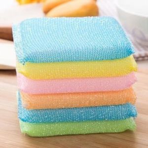 Sponge Cuci Piring  | Spon Spons Sabut | Spons serbaguna | COD Spons Cuci Piring Warna Warni Spon Sponge Sabut Jaring Alat Dishwashing Dapur Masak Busa Serbaguna
