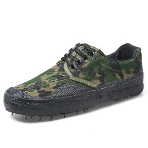 Wholesale Liberation Shoes Training Shoes Student Training Military Training Shoes Wear-resistant Breathable Non-slip Construction Site Work Safety Shoes Rubber Shoes