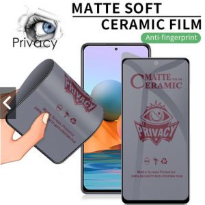 Anti Gores Ceramic Matte SPY Asus Zenfone Max Pro M1 / Zenfone 5Z / 5 2018 / ZENFONE 11 ULTRA / ZENFONE 12 ULTRA - Ceramic Matte SPY Anti Privacy Anti KEPO Minyak Anti Pecah Full Cover