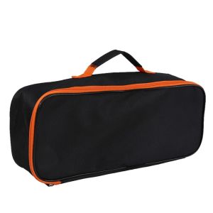 DOUBLEL Black With Handle Oxford Canvas Portable Pouch Wear Resistant Organizer Instrument Case Storage Case Multifunctional Tool Bag Metal Tools Bags