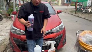 Dung Dịch Rửa Xe Không Chạm 1L T-Rex 9 Ekokemika Nước Rửa Ô Tô Xe Máy Bọt Mịn Dày Giúp Kéo Chất Bẩn Phukienprocare