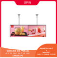 NEON BOX SLIM LED LIGHT BOX Menu Paket 2in1 50x40cm ( 100x40cm ) - Tanpa Printing & Include Printing - LANDSCAPE. 