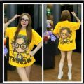 Áo HOT TREND SAM CLO thun cá sấu thoáng khí, ÁO THUN FORM RỘNG TAY LỠ in hình CÔ GÁI ĐẦU XÙ ĐEO KÍNH HOẠT HÌNH. 