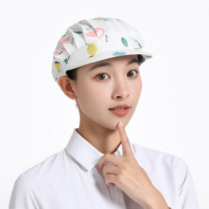 Topi Chef Koki Masak Kain Bisa Dicuci Topi Karyawan Hair Net Jaring Elastic Chef Cap Chef Hat