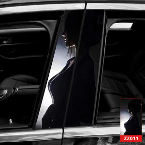 [3627 Mọi Người Khen Ngợi ] Hình Dán Sáng Tạo Cá Tính Xe Hơi B Miếng Dán Cột Phim Bảo Vệ Miếng Dán Trang Trí Joker Jinx Miếng Dán Sửa Đổi Cột Giữa Sơn