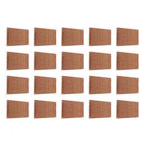 Pack of 20pcs Bakelite PCB Prototyping Boards 5x7cm 432 Pre Drilled Holes 1.0mm Diameter 2.54mm Space for Circuit Board