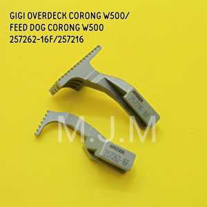 Gigi mesin jahit Overdeck Corong W500-Feed Dog Corong W500 M.J.M-257262-16F/257216