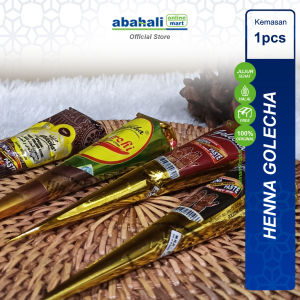 Heena/Henna/Hena Magic Golecha Warna Maroon Red Cherry Hitam Cokelat Aman Dan Aman Dipakai