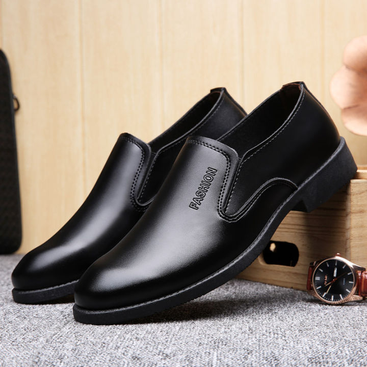 Mens Dress shoes summer Formal Soft Leather Shoe Mens wedding