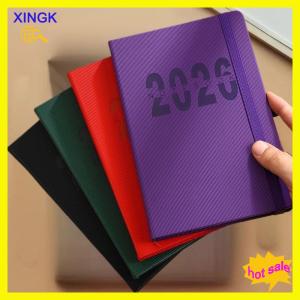 XINGK High-quality 2026 Planner Notebook Daily Weekly Monthly Calendar Planner A5 Size With Faux Leather Cover For Business Student