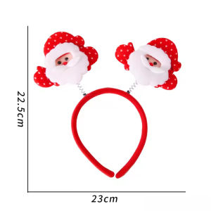 Christmas Headband Girls Party Decoration Christmas Tree Headwear Snowman Accessories Headband Christmas