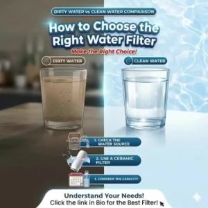ONE HOME Water Filter Faucet Water Purifier Tap Water Filter Kitchen Bathroom Easy installment