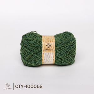 JUTATIP ฝ้ายย้อมจากใบมะม่วง ขนาด 25  กรัม ย้อมจากสีธรรมชาติ 100% ด้ายเหนียวมาก ดึงไม่ขาดง่าย