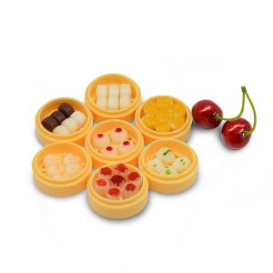 A5TG 1PC Random Mini Bánh tráng miệng mì soong tráng miệng Phụ kiện búp bê DIY Phòng bếp Trang trí nhà búp bê Thực phẩm giả Ngôi nhà búp bê thu nhỏ