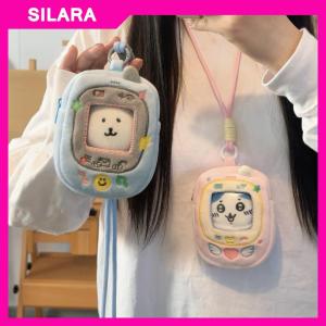 SILARA For 10cm Cotton Doll Display Bag Crossbody Pain Bag Plush Storage Bag Phone Bag Gift