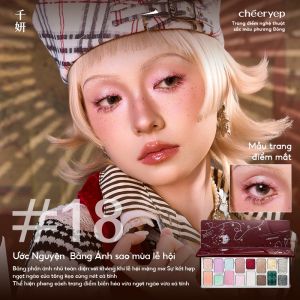 Bảng Phấn Mắt CHÉERYEP 16 Ô Đa Năng Phấn Mịn Lên Màu Chuẩn Đa Dạng Phong Cách Trang Điểm