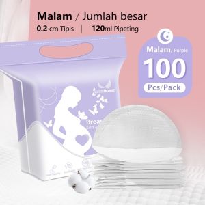 100pcs  Ultra Thin Anti Overflow Maternity Breast Pads