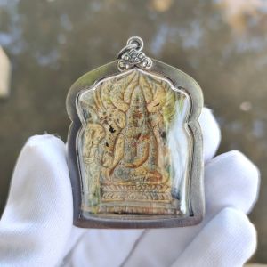 พระปรุหนัง พิมพ์บัวเบ็ด(นิยม) กรุเก่า วัดมหาธาตุ เนื้อชินสนิมแดง โดดเด่นทางด้านอยู่ยงคงกระพัน แคล้วคลาด