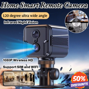 Home Mini Remote Intelligent Monitor Infrared Night Vision Surveillance Camera 1080P Wireless HD Support SIM and WIFI