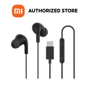 (รับประกันศูนย์ไทย 1 ปี) Xiaomi Type-C Earphones พอร์ต Type-C กันน้ำกันฝุ่น IP54 ไดรเวอร์ขนาด 12.4 มม