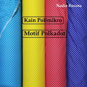 [1 m] Kain Meteran Motif Polkadot Kartun Cocok Untuk Bahan Sprei dan Sarung Bantal Harga Per 1 Meter Toko Nadia Busana