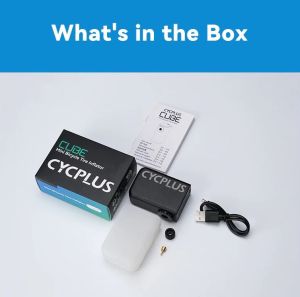 【Pre-Order】Cycplus AS2/AS2 Pro Max Tiny Bike Electric Air Pump Cube Mini Bicycle Tire Inflator