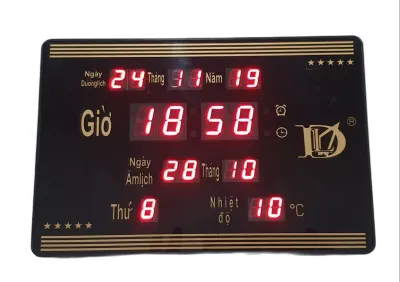 Đồng Hồ Led Vạn Niên .KT 24×16×3cm .BH 12 tháng.