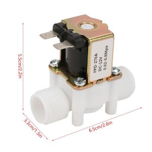 (THANH LÝ GIÁ RẺ)Van điện từ phi 21 phi 27phi 34 thường đóng 220V van thoát nước van nước điều khiển bằng điện