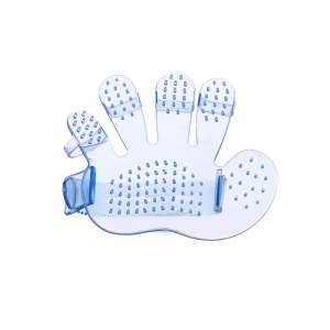 Bayar Di Tempat - Sisir Tapak Tangan Hewan / Sisir Sikat Pet Grooming / Sisir Hewan Bentuk Tapak Tangan