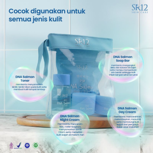 SR12 DNA SALMON SR12 Mencerahkan Kulit / Melembabkan Kulit / Menyamarkan Bintik Hitam Pada Wajah