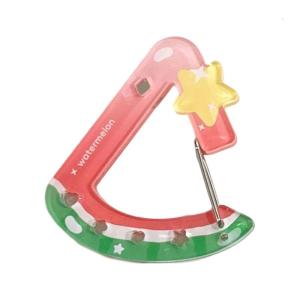 Acrylic Hollow Keychain Carabiner Clip Lightweight Sturdy Accessory Acrylic Key Holder For Bag Keys Backpack