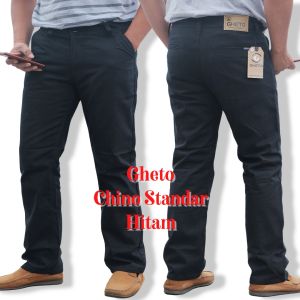 Gheto Original Chino Standar Hitam