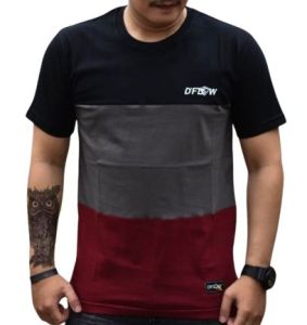 KAOS DFLOW APLIKASI HITAM ABU MAROON BISA COD