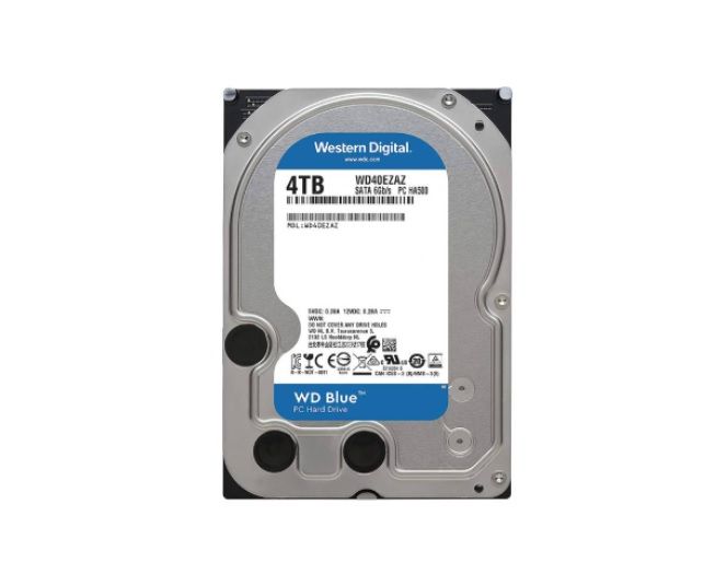 4 TB HDD (ฮาร์ดดิสก์) WD BLUE 5400RPM SATA3 WD40EZAX (รับประกัน3ปี