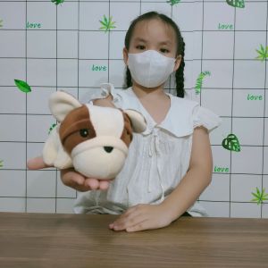 ĐỒ CHƠI XÚC XẮC VẢI HÌNH KHỐI SONG NGỮ ANH VIỆT BẰNG VẢI NHUNG MỊN CHO BÉ