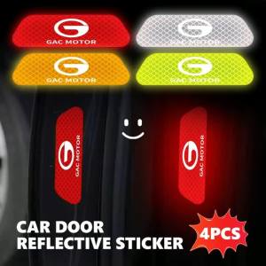 sapid High Bright Luminous Reflective Door Safety Sticker For GAC Aion S Y V Trumpchi M6 M8 GS3 GS4 GS5 GS8 EMKOO Auto Decor Z7K6H
