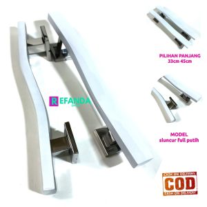 handle gagang tarikan pegangan pintu rumah minimalis panjang 33cm dan 45cm untuk pintu depan dan kamar model geser dan tarik