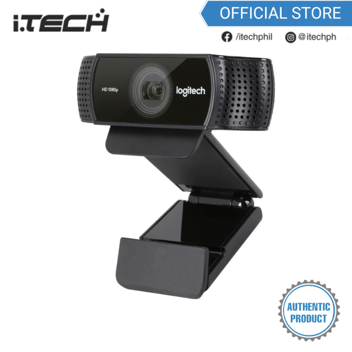 Logitech C922- Pro HD Stream Webcam 720P 1080P Video Capture Built