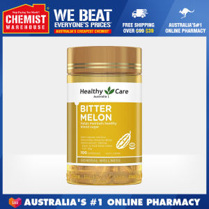 Healthy Care Bitter Melon 100 Capsules Maintains Healthy Blood Sugar Chemist Warehouse