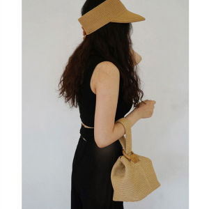 Womens straw bag 2026 New   Handbag for girls Korean style beach bag bag Woven handbag fashionable