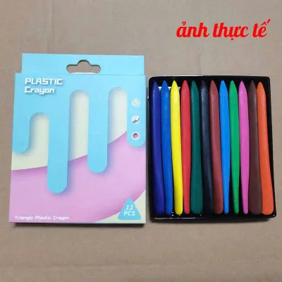 Văn phòng phẩm - Bút Sáp Màu Hữu Cơ Cho Bé Tập Vẽ - 12//24 Màu An toàn Cho Bé Không Vấy Bẩn Tay - Bút Tô Màu Vẽ Tranh Mỹ Thuật Cho Học Sinh Tramanhshop