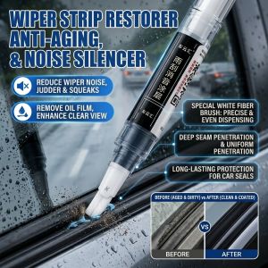 Windshield Wiper Repair Pen Wiper Blade Restorer Rubber Conditioner Reduces Squeaking And Friction Helps Delay Aging Car Wiper Maintenance Tool