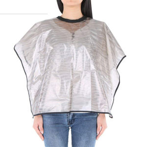 Professional Salon Transparent Coloring Perm Hairdressing Cape Waterproof Hair Dyeing Collar Wrap  Apron Anti-static Barber Tool